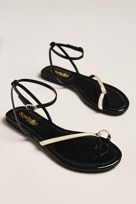 Seashel Low Sandals ブラック サンダル Seychelles A Little Extra Ankle Strap Sandals | Anthropologie