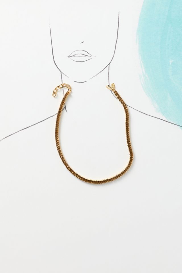 Crystal Haze Baguette Necklace #2