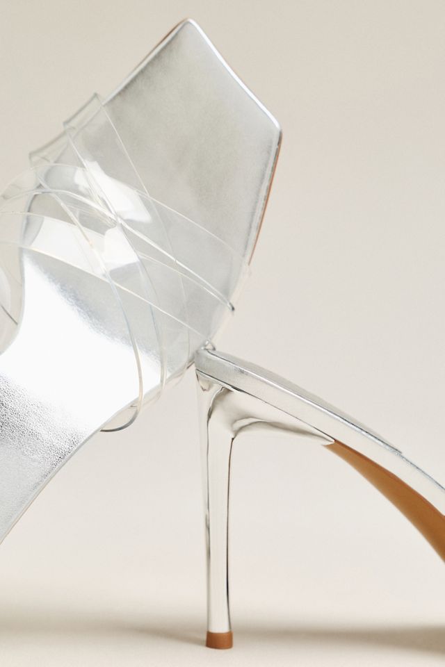 Jeffrey Campbell Dewdrop Square-Toe Heeled Sandals #2