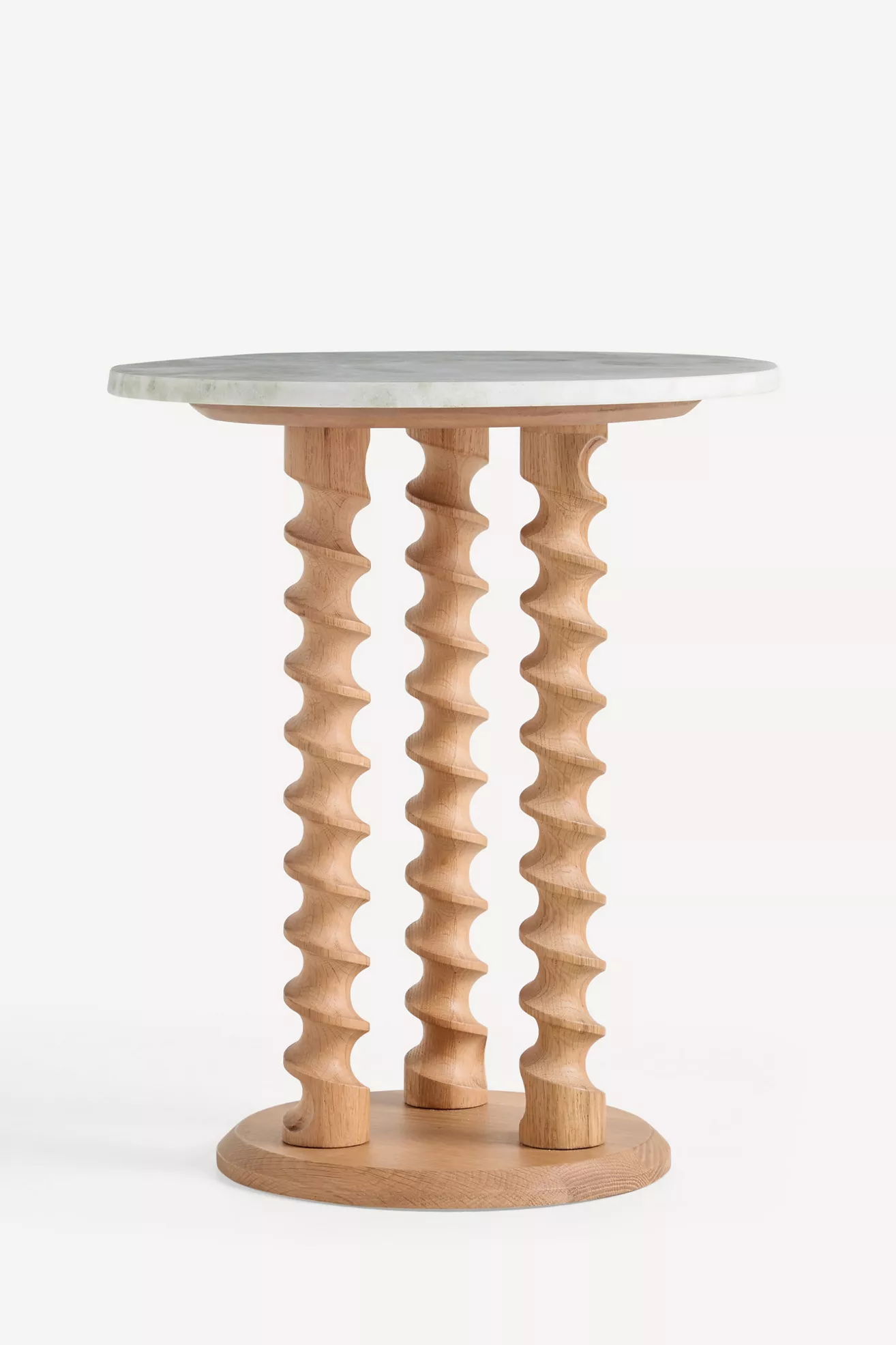 Tybee Marble Side Table - thumbnail 3