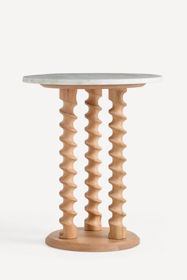 Tybee Marble Side Table #1