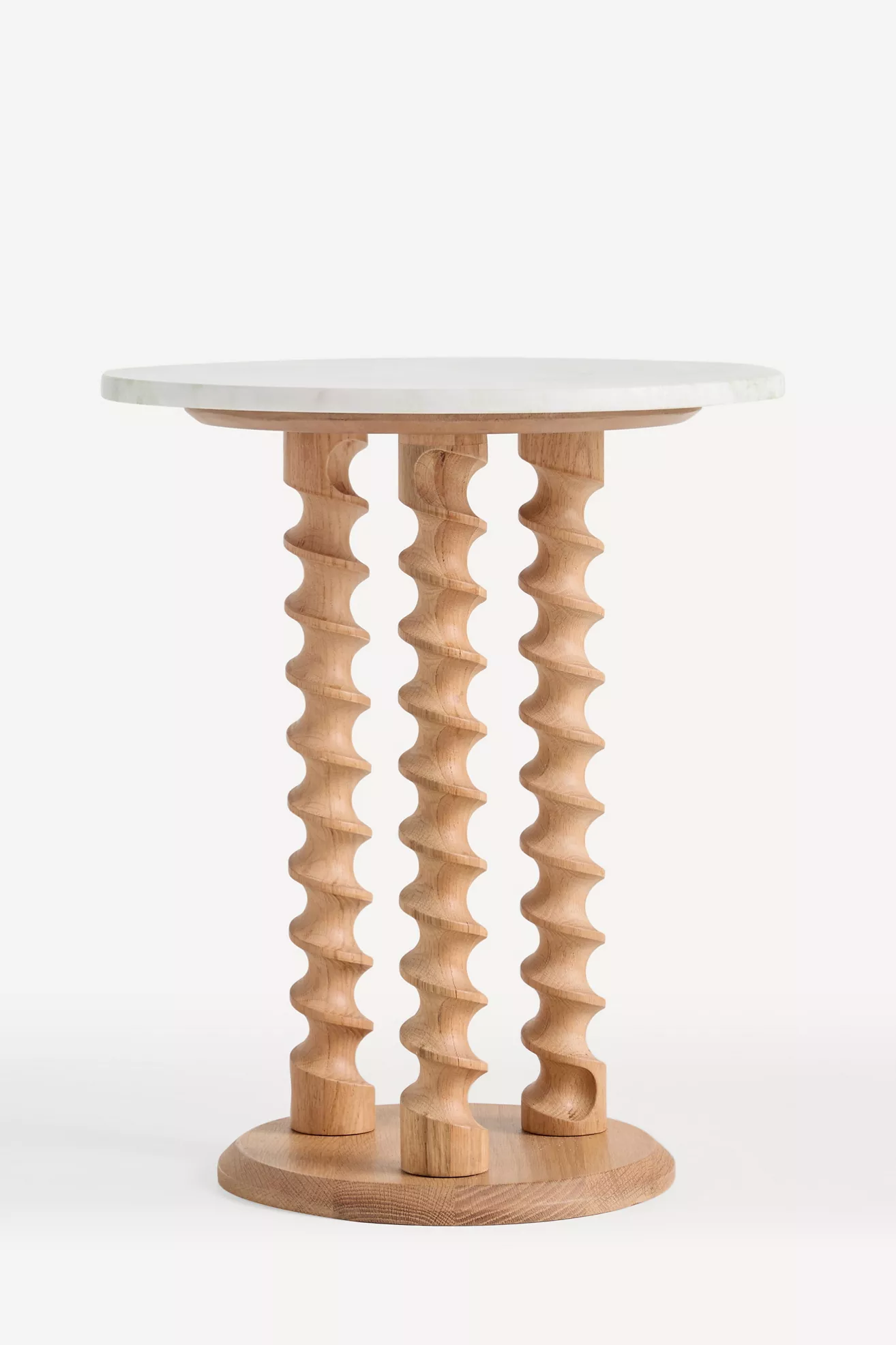 Tybee Marble Side Table - thumbnail 2