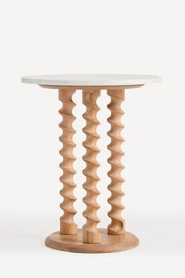 Tybee Marble Side Table