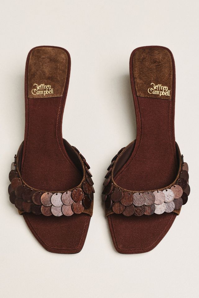 Jeffrey Campbell Islar Slip-On Kitten Heel Sandals #1