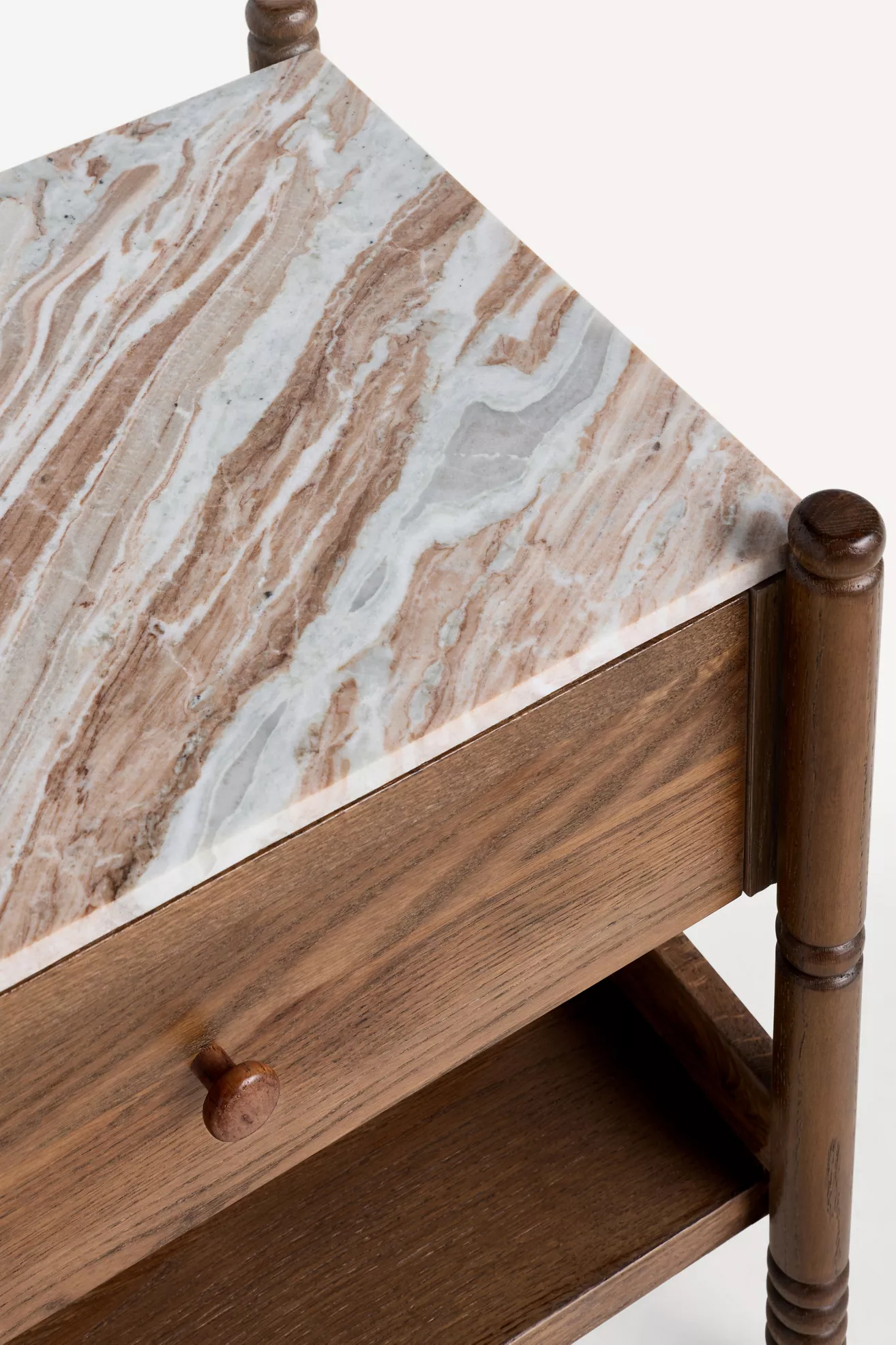 Amelia Marble-Top Nightstand - thumbnail 6