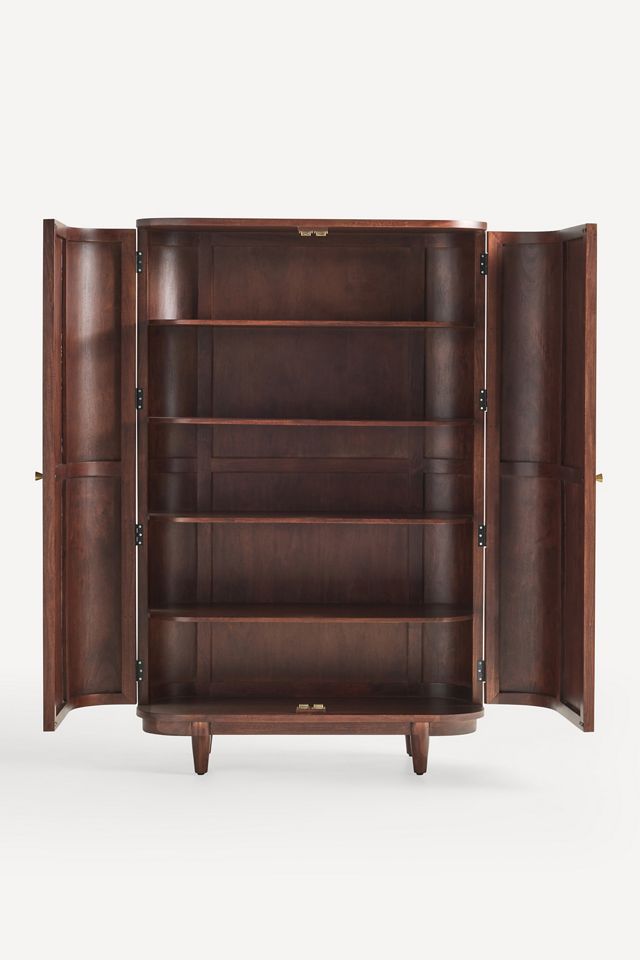 Canggu Acacia Cane Armoire #1