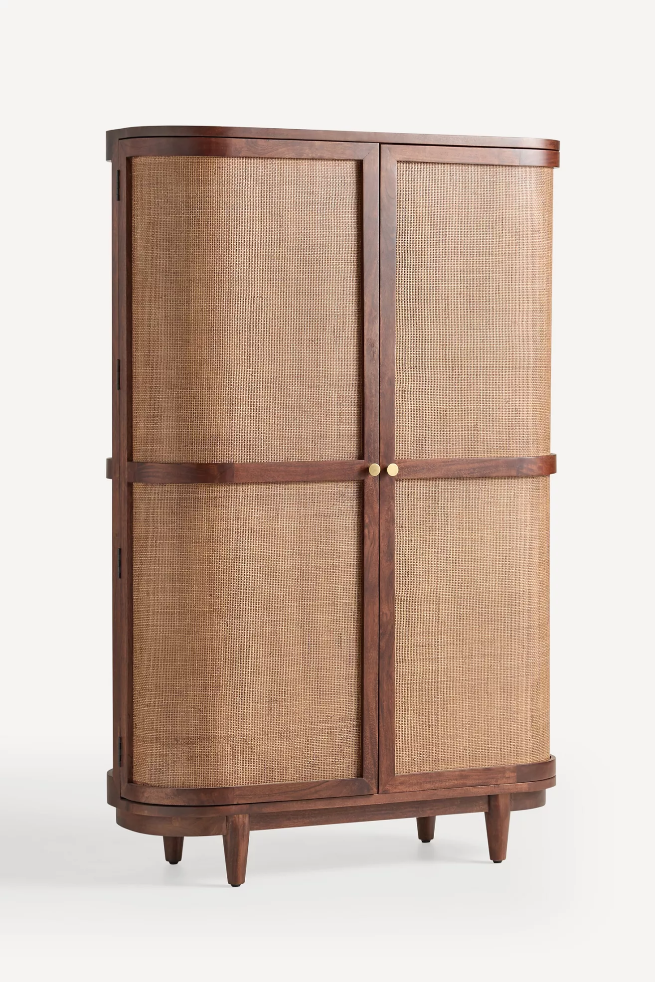 Canggu Acacia Cane Armoire - thumbnail 4