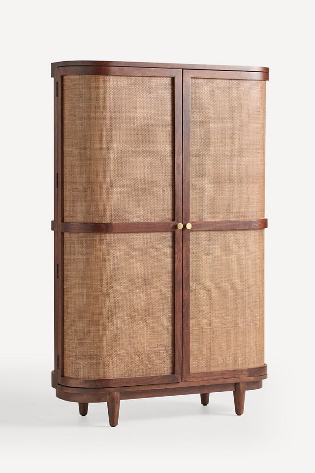 Canggu Acacia Cane Armoire #2