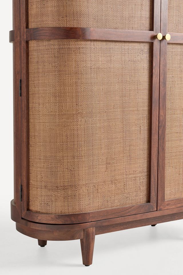 Canggu Acacia Cane Armoire #4