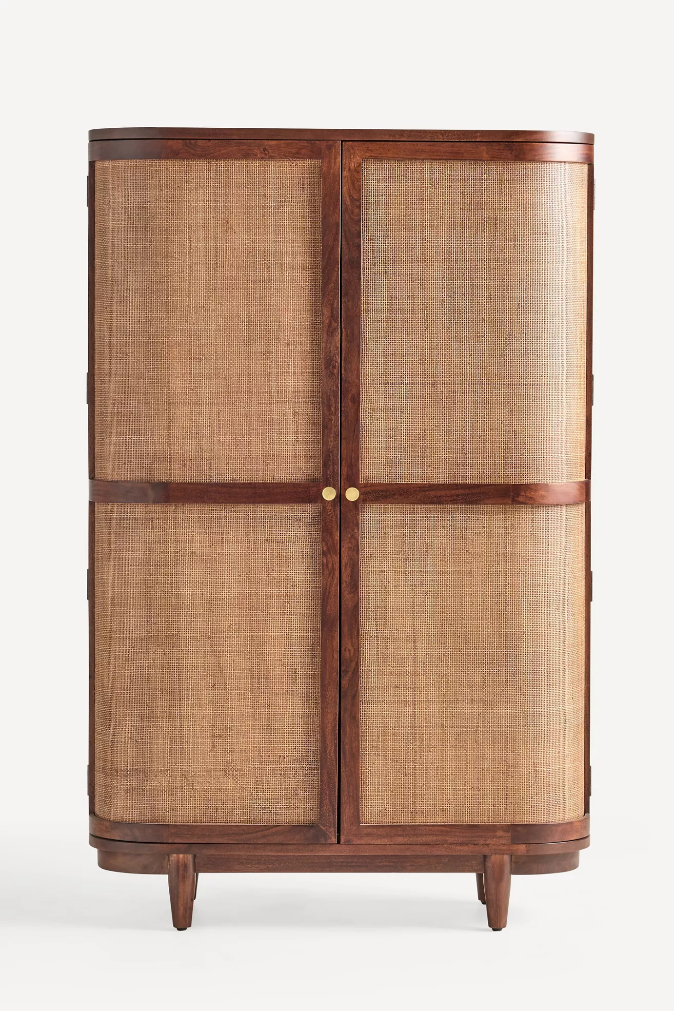 Canggu Acacia Cane Armoire - thumbnail 2