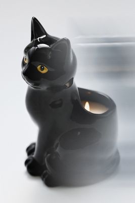 Black Cat Gourmand Pumpkin Sweet Vanilla Ceramic Candle