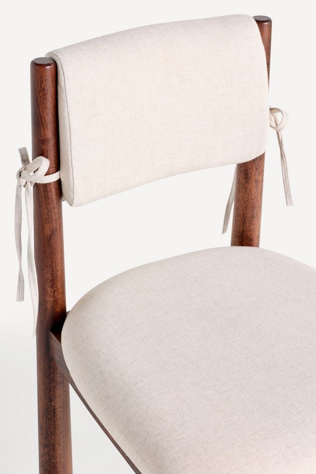 Cece Linen Dining Chair #4