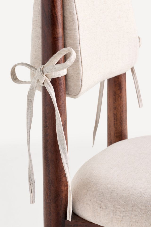 Cece Linen Dining Chair #5