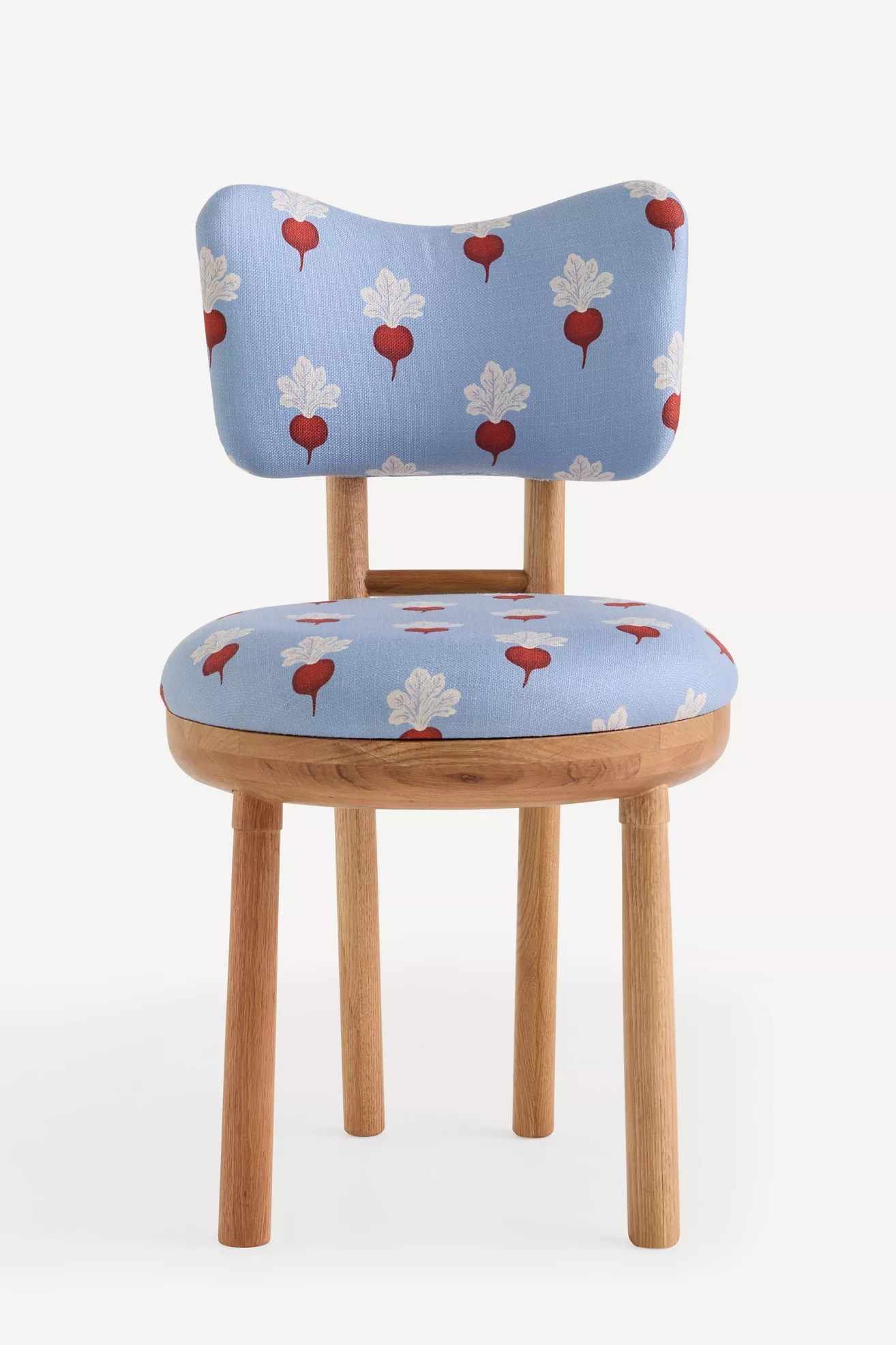 Irie Cheyenne Oak Wood Dining Chair - thumbnail 3