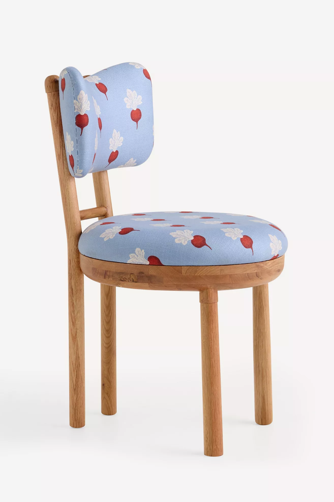 Irie Cheyenne Oak Wood Dining Chair - thumbnail 2