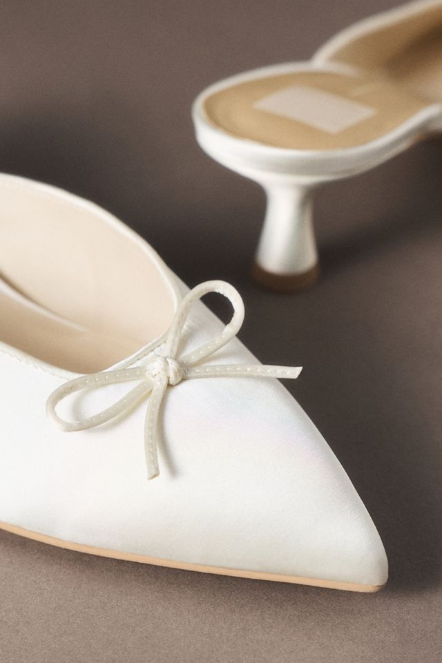 Dolce Vita Cleo Satin Mule Kitten Heels #1