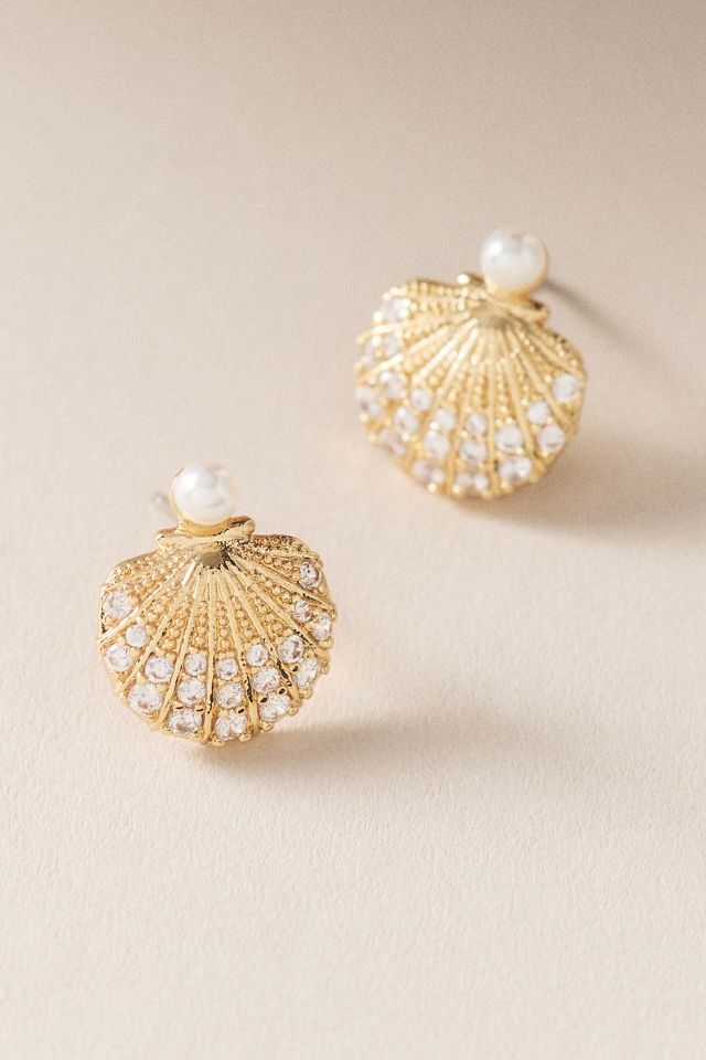 Panacea Shell Stud Earrings #1