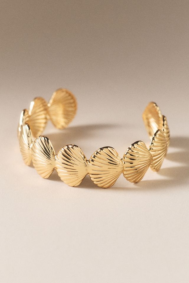 Panacea Shell Motif Cuff Bracelet #1