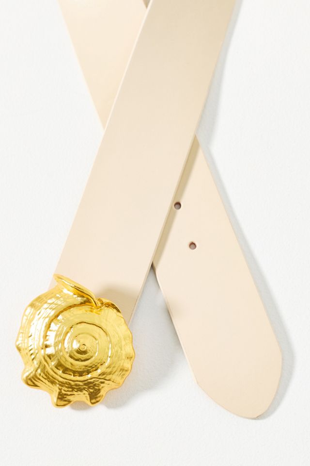 By Anthropologie Seashell Buckle Belt #1