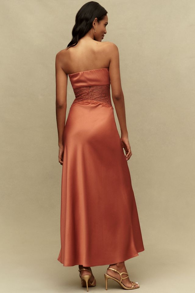 velvet rust dress Velvet Victorian Maxi Dress, Rust Velvet Hand Crochet Lace, Gothic Rom  Papillon Vintage Shop