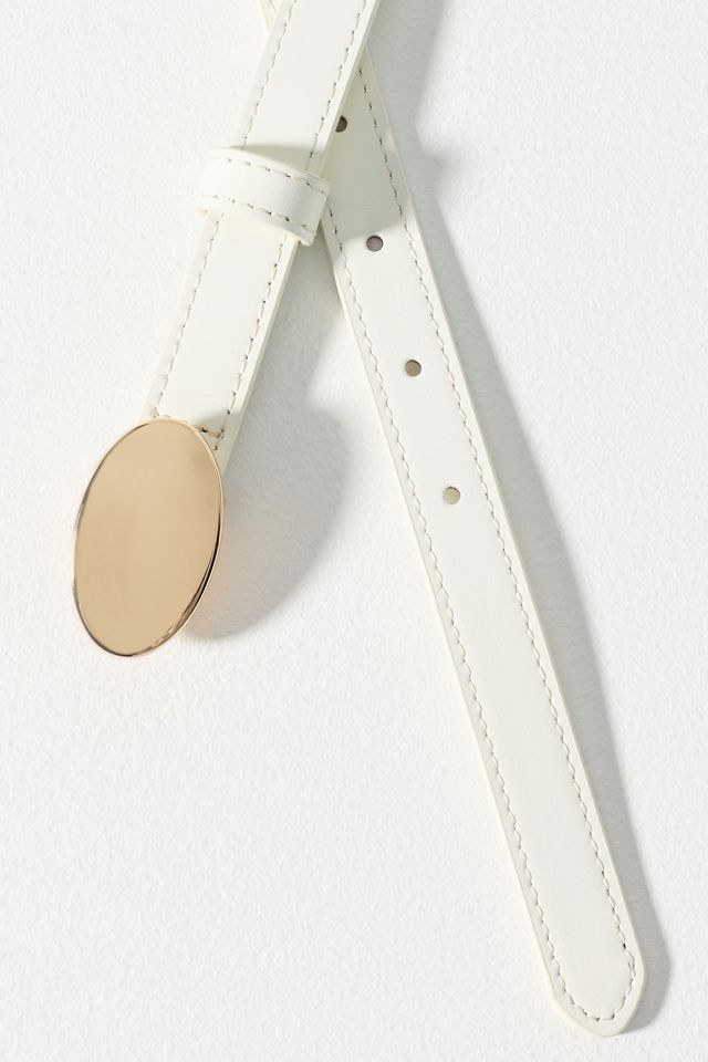 Skinny Oval Hardware Belt #1