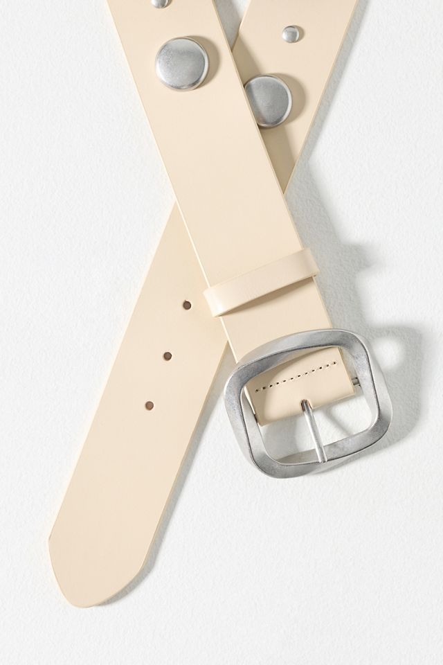 Studded Wrapped Buckle Belt #1