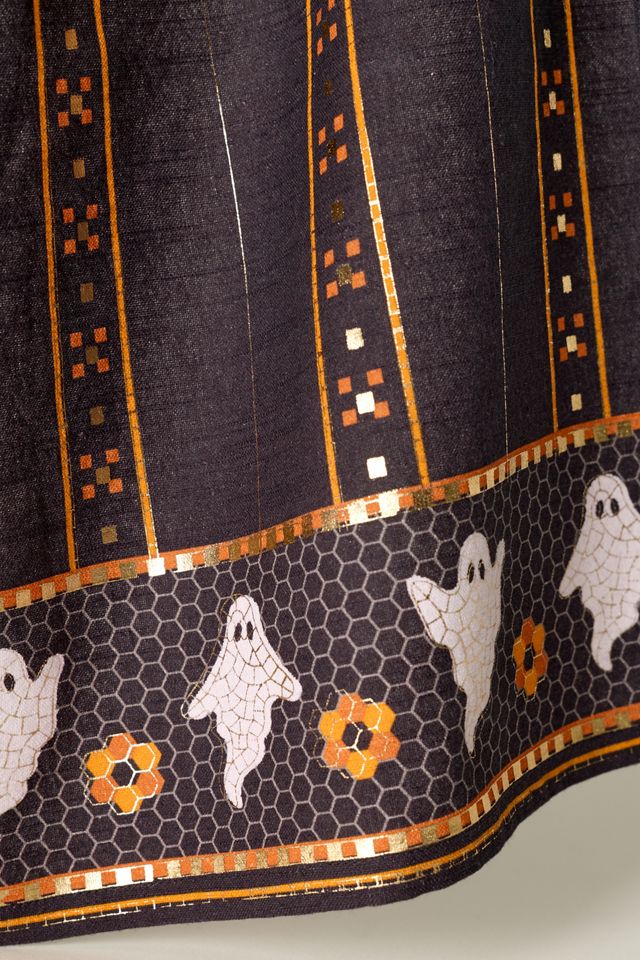 Bistro Tile Halloween Dish Towel #2