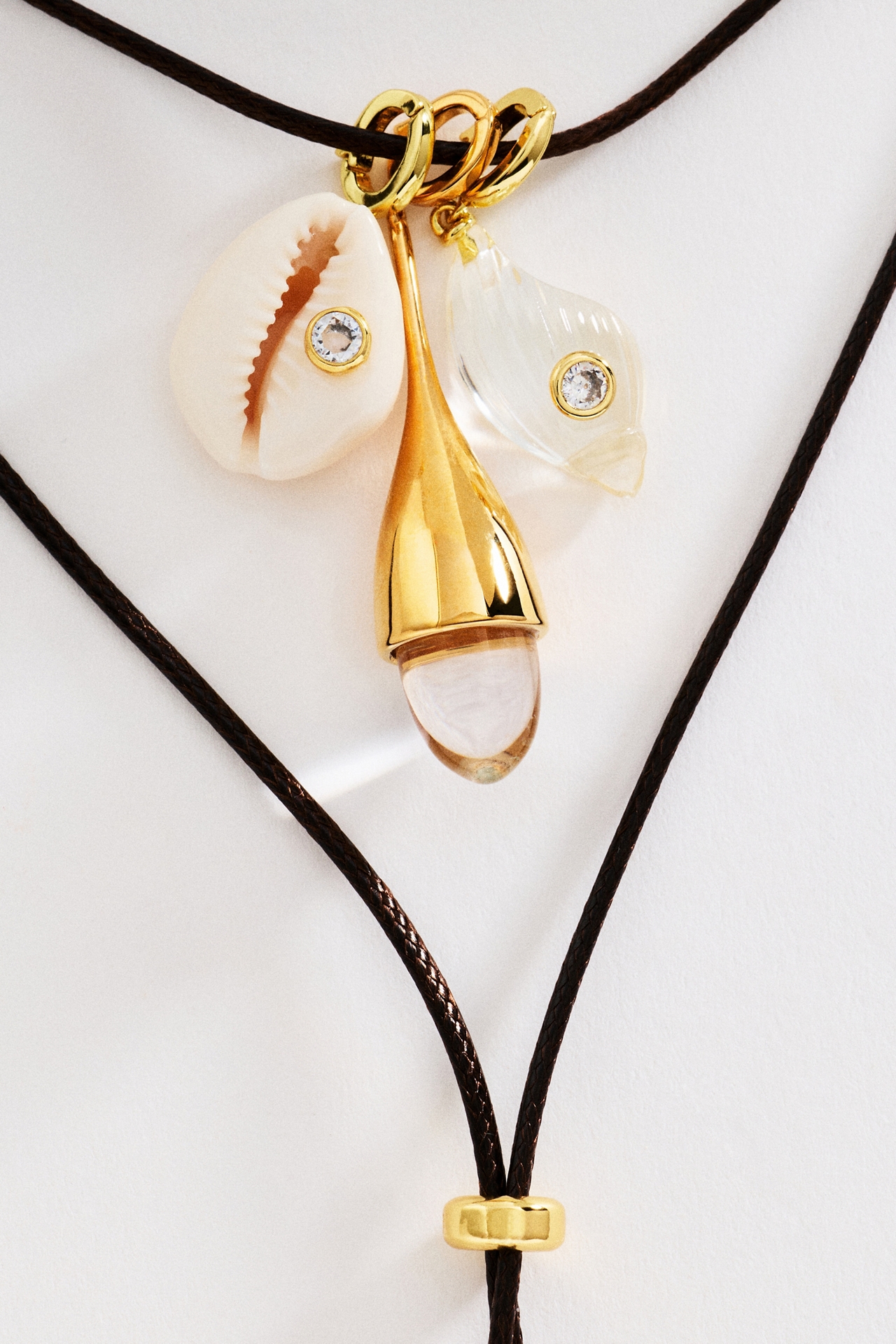 Eliou Marea Charm Wrap Lariat Necklace