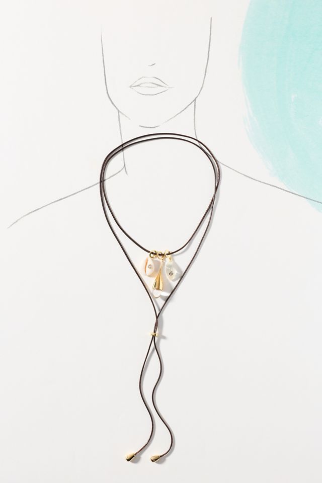 Eliou Marea Charm Wrap Lariat Necklace #2