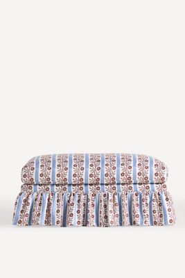 Anthropologie Bowen Ruffle Ottoman