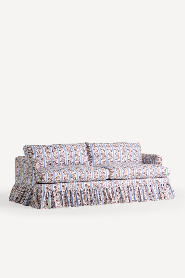 Bowen 83"  Ruffle Sofa #1