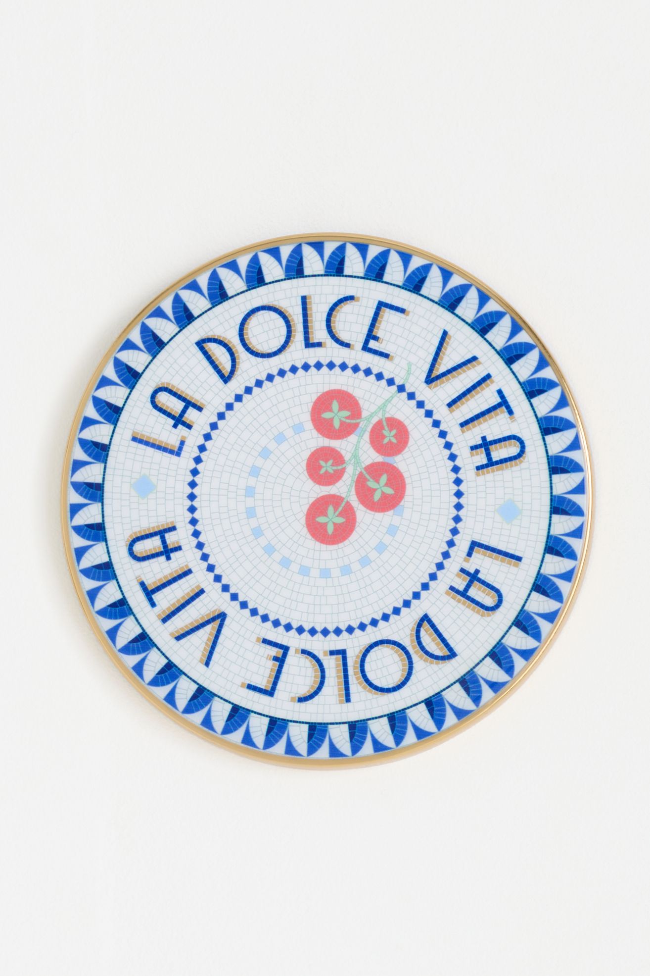 Bistro Tile Stoneware Gallery Wall Charm: Italia Edition - La Dolce Vita, One Size