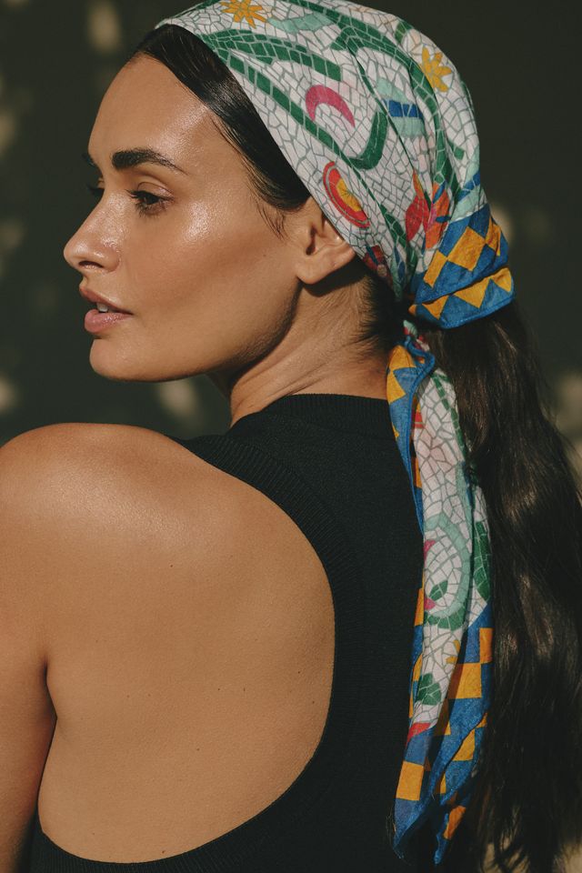 Celandine Silk Blend Scarf #1