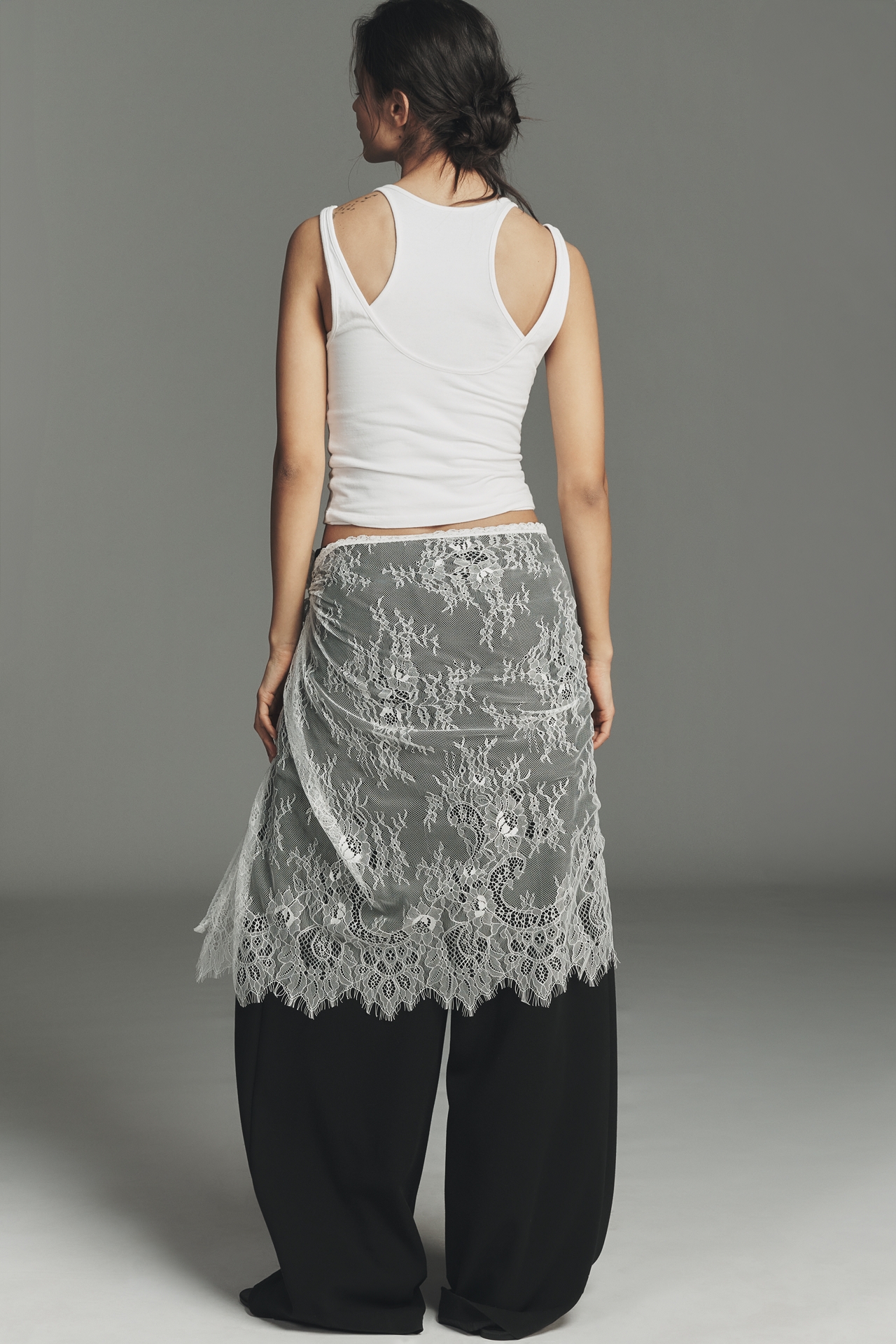 By Anthropologie Sheer Lace Sarong