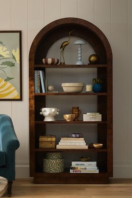 Prescott Burl Bookcase