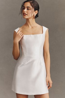green emerald velvet dress Wedtrend Women Modest White Short Graduation Dress Off Shoulder Meringue Ruffle Bodycon Homecoming Dress, White / S main image 1