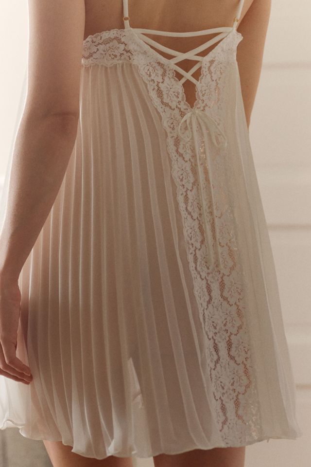 Rya Collection Chiffon and Lace Chemise #3