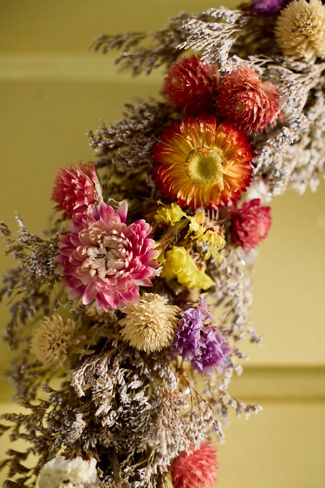Floral Confetti Circlet Wreath #1