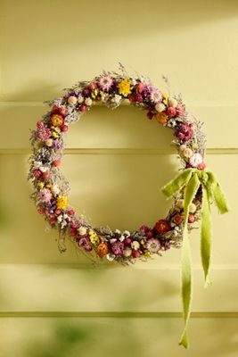 Floral Confetti Circlet Wreath