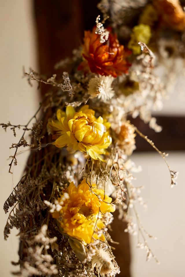 Floral Confetti Circlet Wreath #1