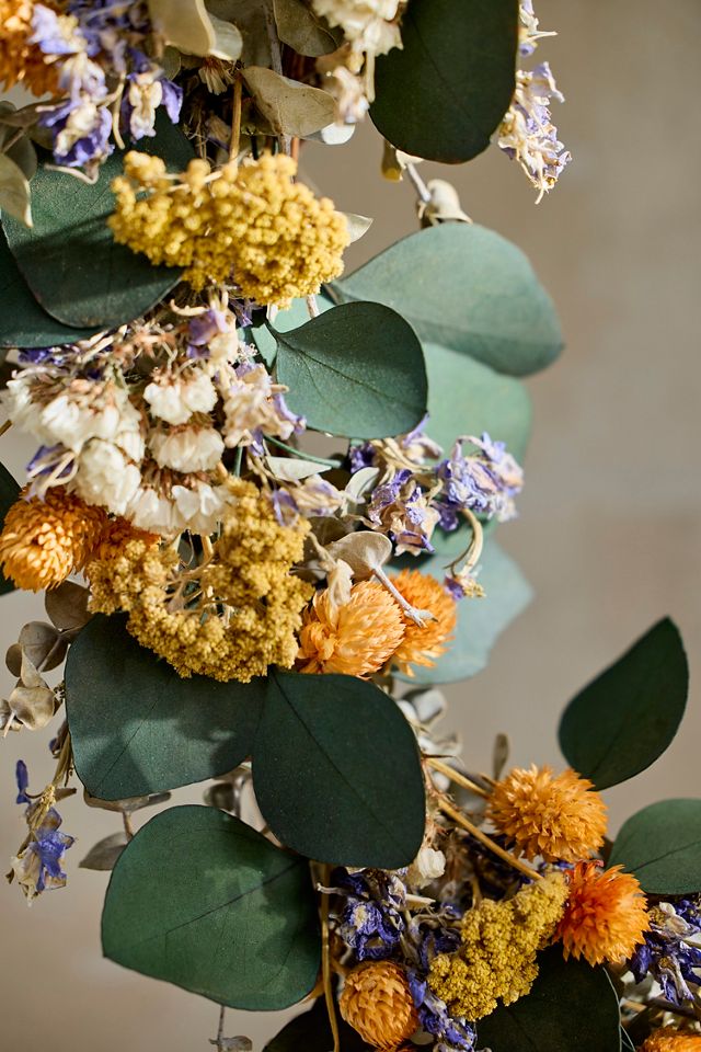 Terrace Garden Dried Wreath #1