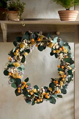 Terrace Garden Dried Wreath