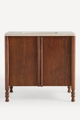 Dawn Marble-Top Single Bathroom Vanity