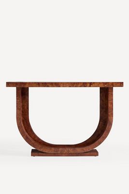 Prescott Burl Console Table