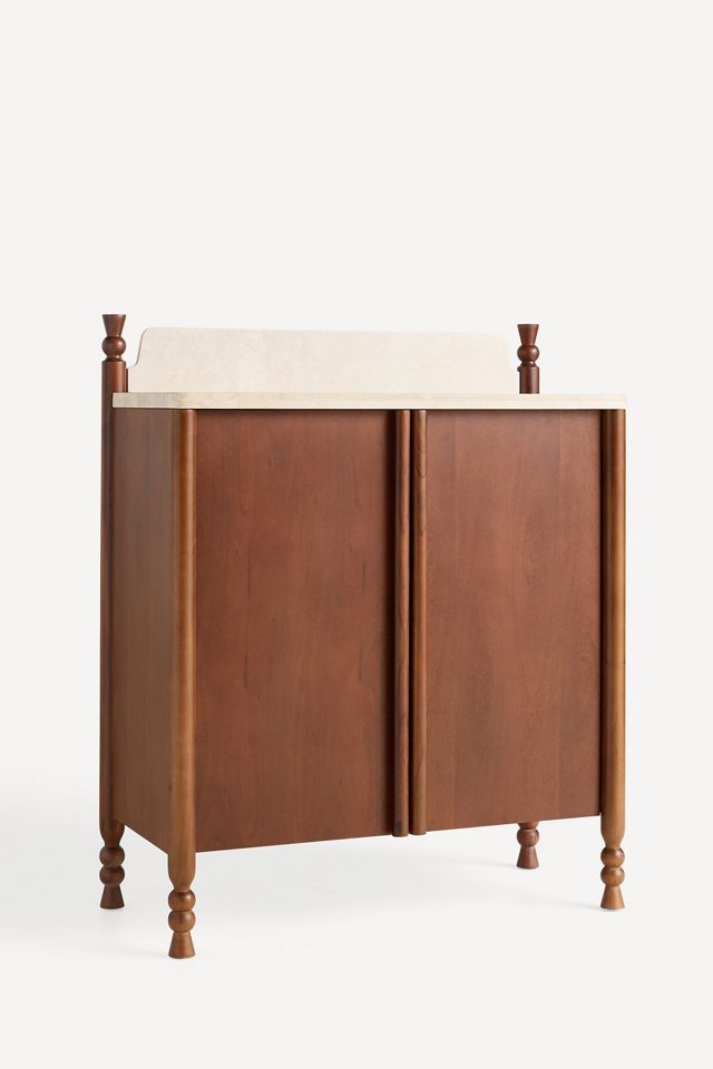 Dawn Marble Top Bar Cabinet #2