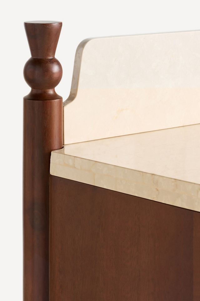 Dawn Marble Top Bar Cabinet #3