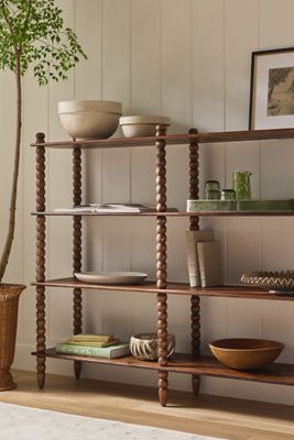 Bobbin Pine Bookcase