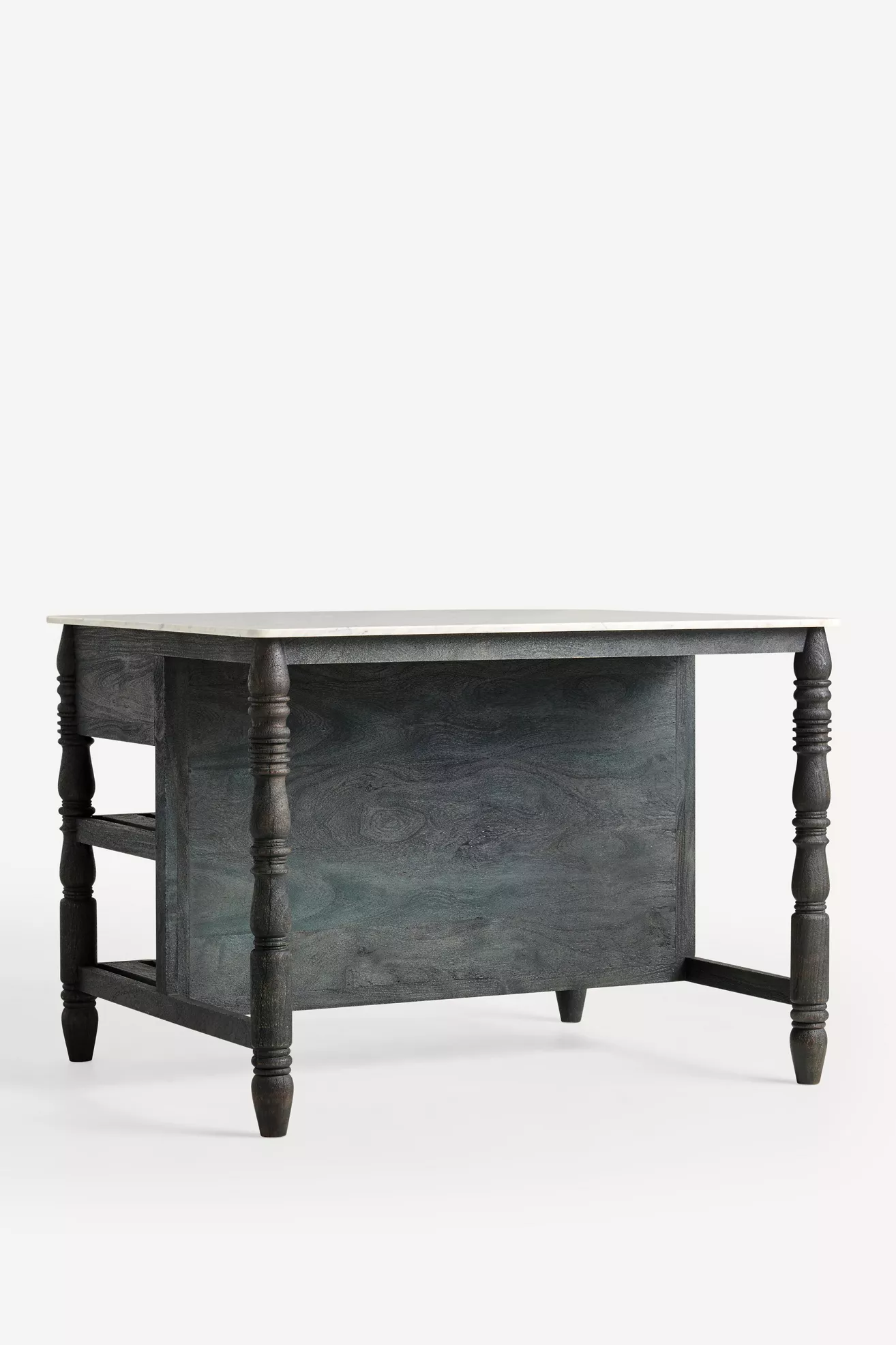 Spindle 50" Marble-Top Kitchen Island - thumbnail 10