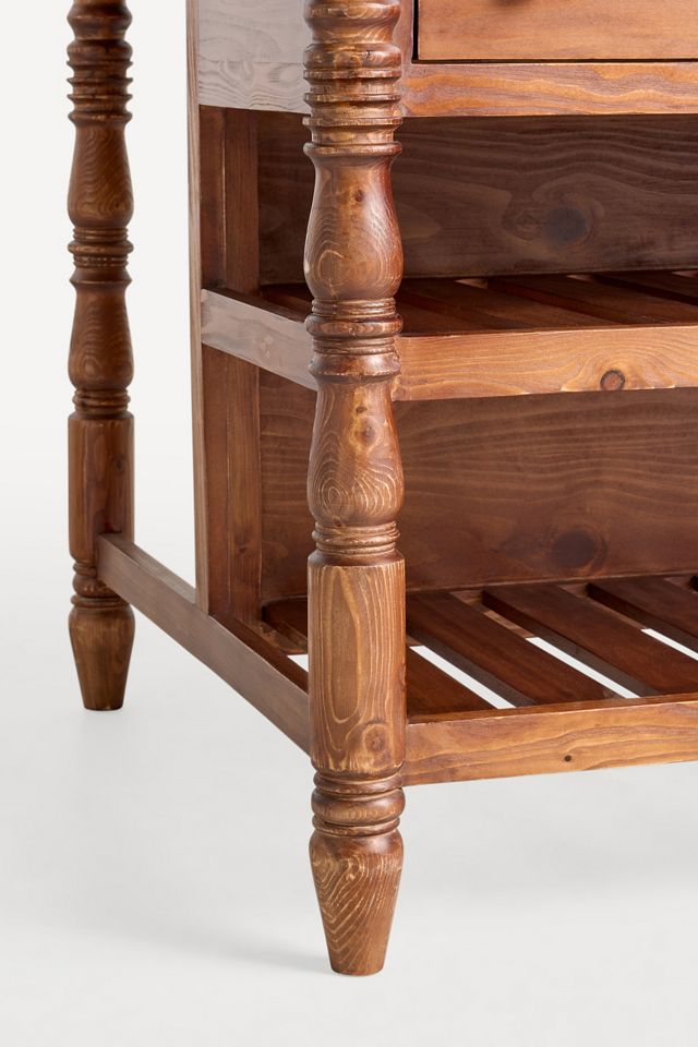 Spindle 50" Marble-Top Kitchen Island #5