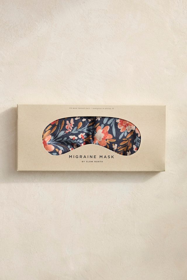 Migraine Eye Mask, Floral Print #1